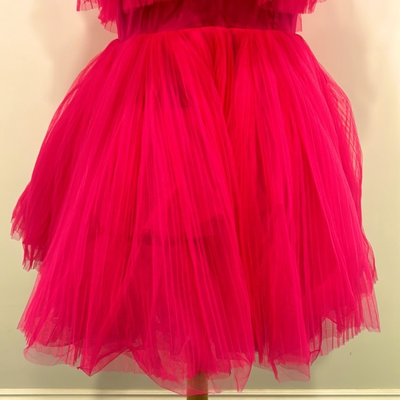 PINK TULLE ,NOVA LUXE ,MINI DRESS, SIZE LARGE,FULLY LINED, NWT - Picture 4 of 8